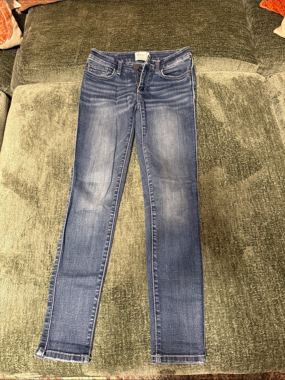 BKE Women's Skinny Jeans - Medium Blue Wash